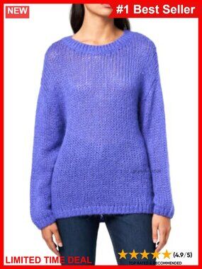 Oversized Lightweight Pullover Sweater Long Sleeve Loose Fit